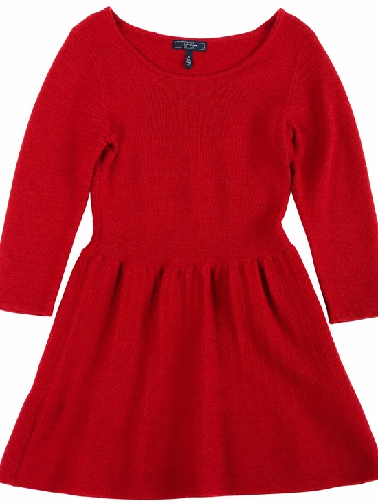 Jessica Simpson Dresses & Skirts - Medium Womens Jessica Simpson Red Fit-and-Flare Baby Doll Dress